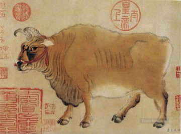 ganado chino Pinturas al óleo